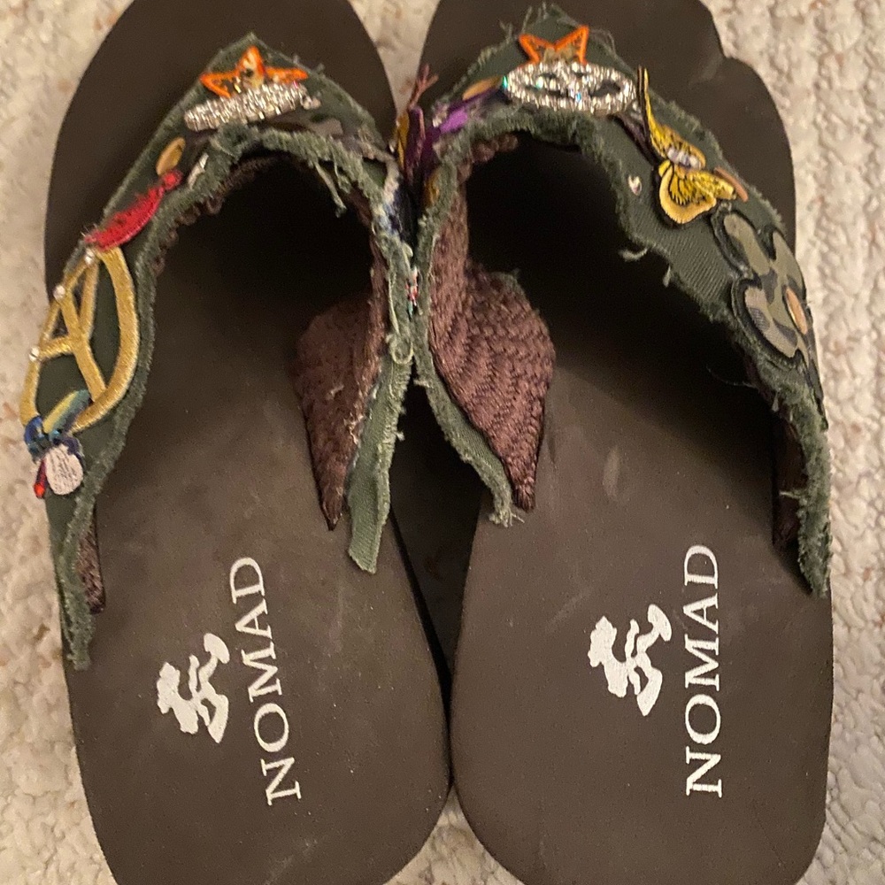 New flip flops army patches